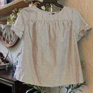 SHEIN Striped Black and White Women's Top Brand new, never worn!